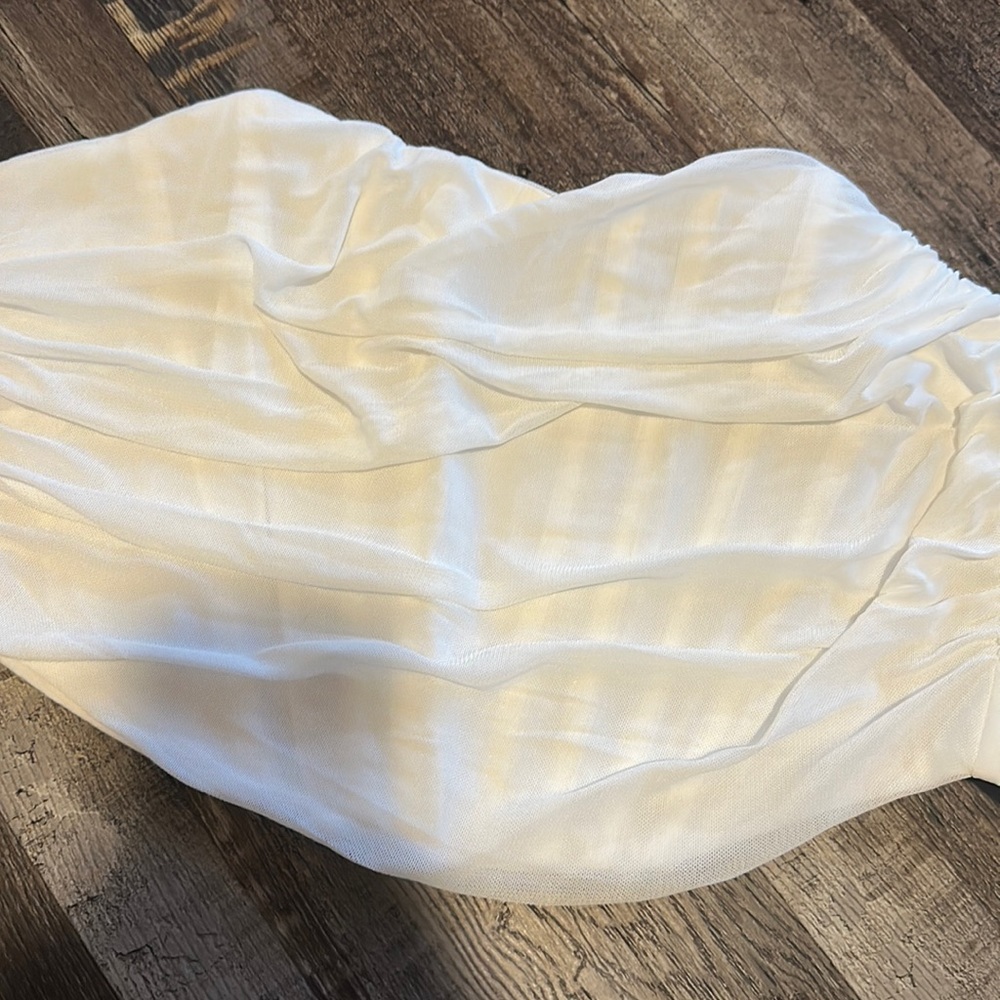 12th tribe white corset top